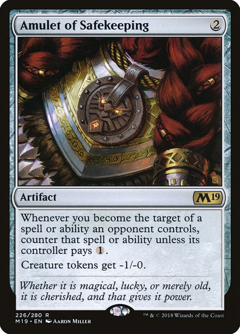 Amulet of Safekeeping (M19) (Foil) (#226)