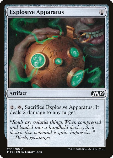 Explosive Apparatus (M19) (Foil) (#233)