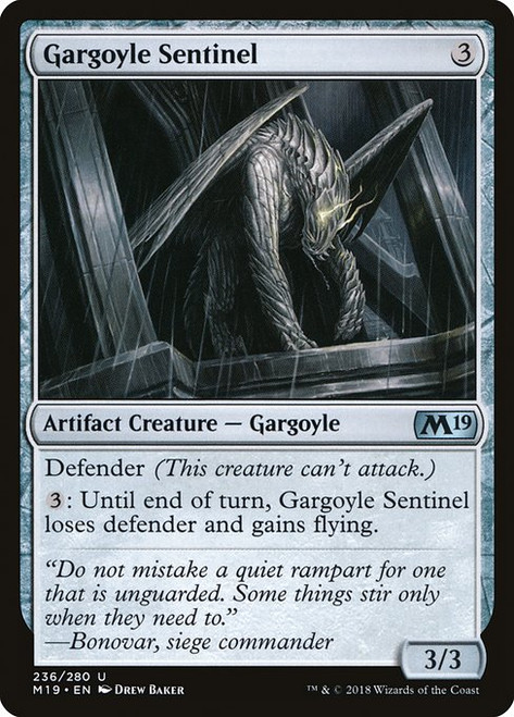 Gargoyle Sentinel (M19) (Foil) (#236)