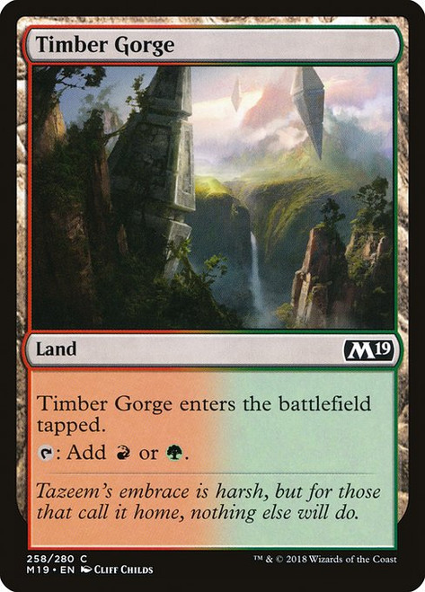 Timber Gorge (M19) (Foil) (#258)