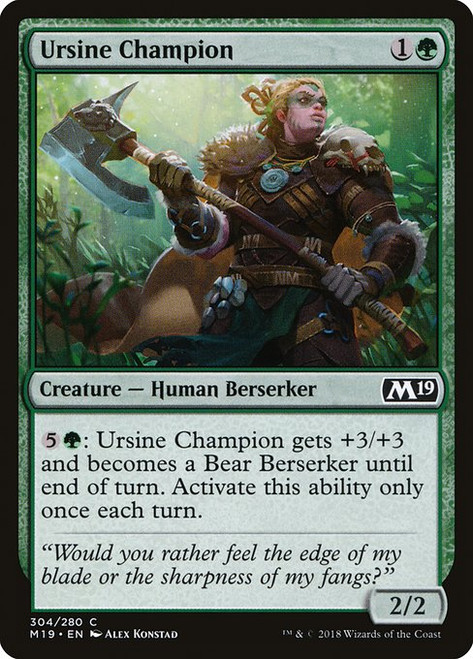 Ursine Champion (M19) (#304)