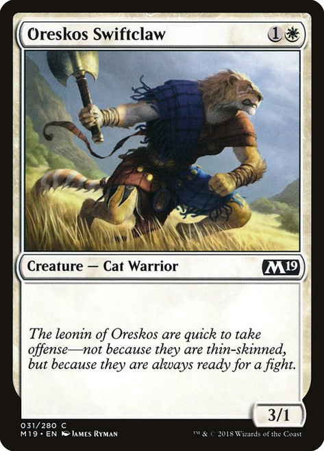 Oreskos Swiftclaw (M19) (Foil) (#31)