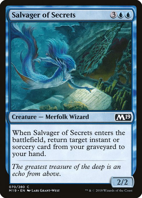 Salvager of Secrets (M19) (Foil) (#70)