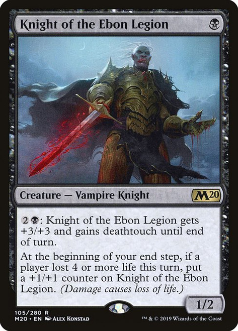 Knight of the Ebon Legion (M20) (Foil) (#105)