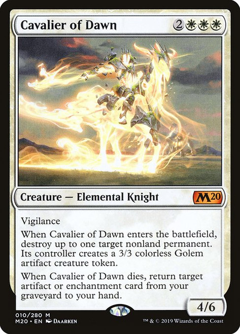 Cavalier of Dawn (M20) (Foil) (#10)