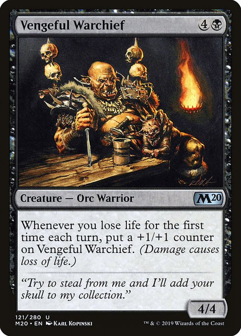 Vengeful Warchief (M20) (Foil) (#121)