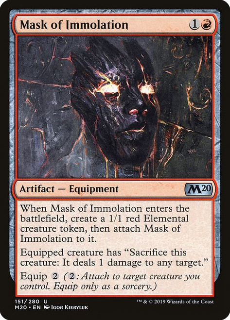 Mask of Immolation (M20) (Foil) (#151)