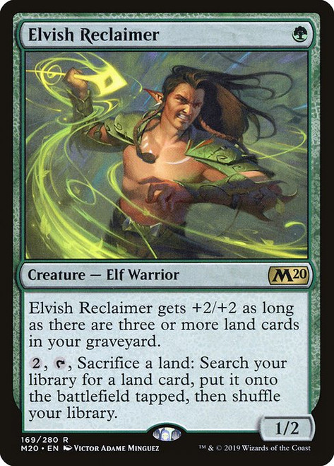 Elvish Reclaimer (M20) (Foil) (#169)