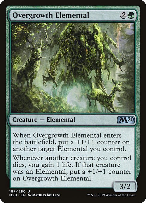 Overgrowth Elemental (M20) (Foil) (#187)