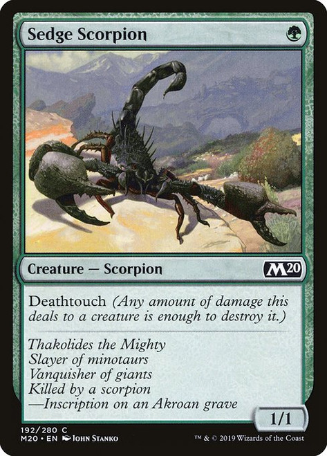 Sedge Scorpion (M20) (Foil) (#192)