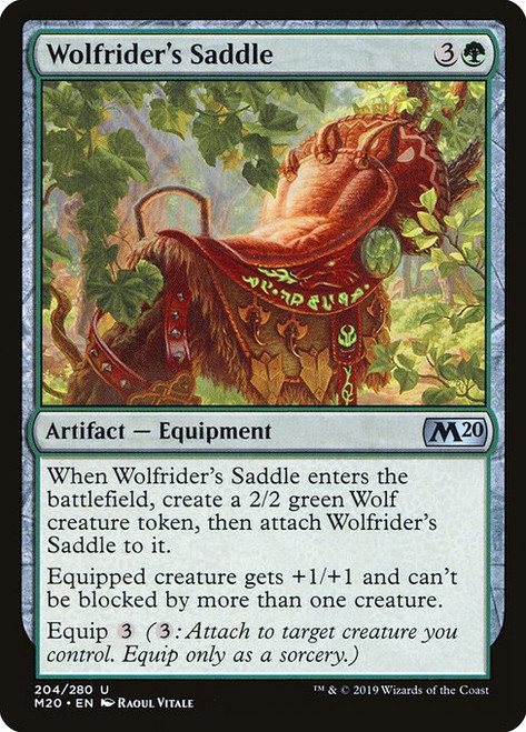 Wolfrider's Saddle (M20) (Foil) (#204)