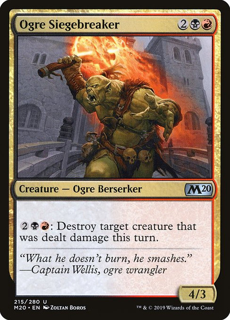 Ogre Siegebreaker (M20) (Foil) (#215)