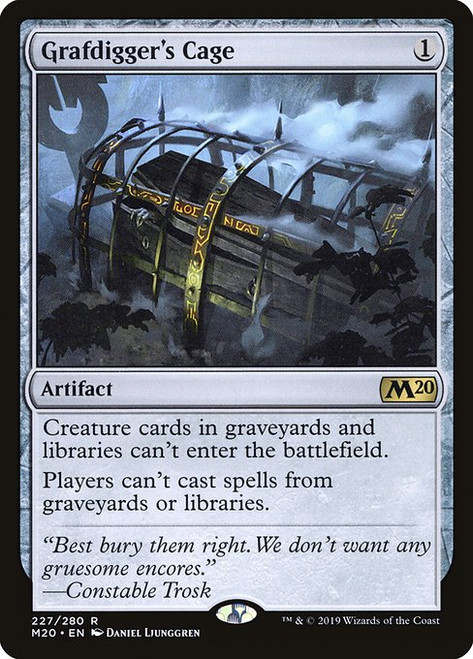 Grafdigger's Cage (M20) (Foil) (#227)