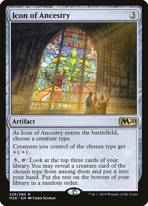 Icon of Ancestry (M20) (Foil) (#229)
