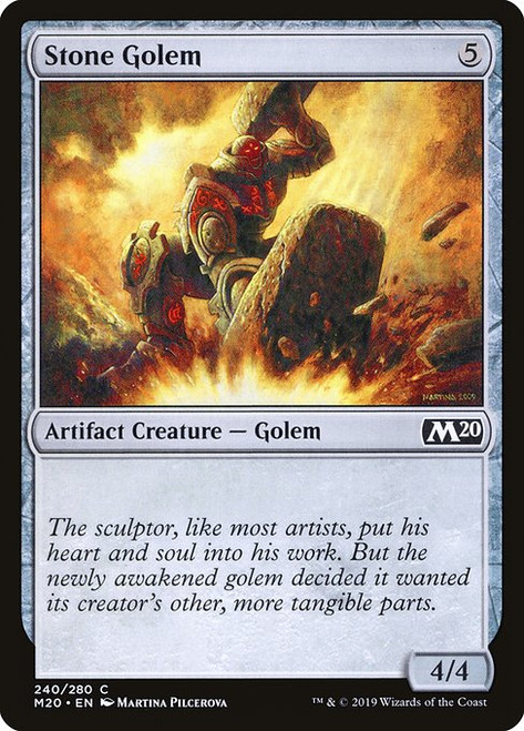 Stone Golem (M20) (Foil) (#240)