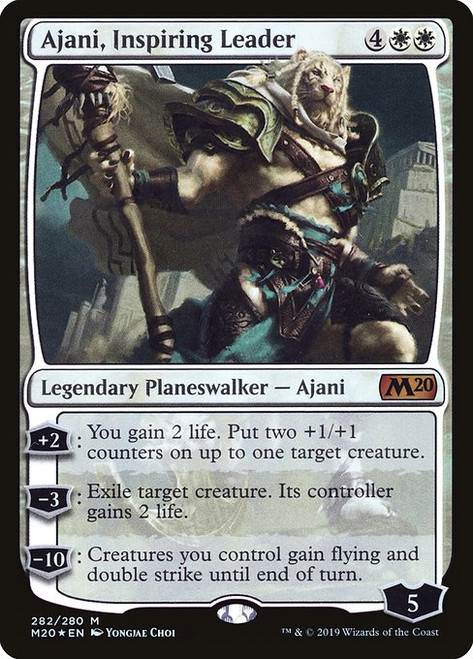 Ajani, Inspiring Leader (M20) (Foil) (#282)