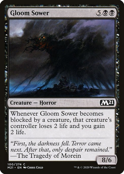 Gloom Sower (M21) (Foil) (#100)