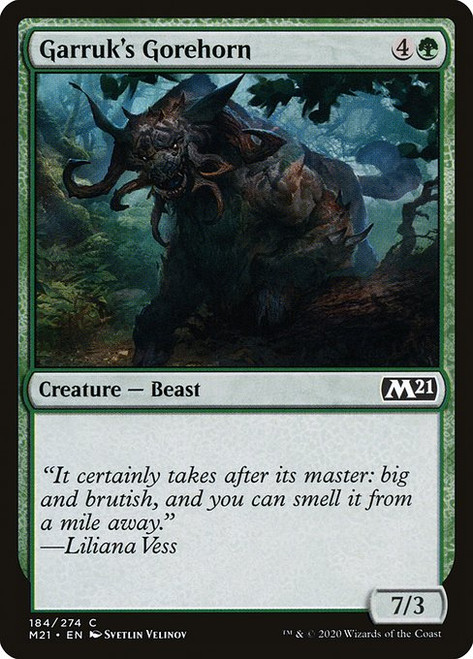 Garruk's Gorehorn (M21) (Foil) (#184)