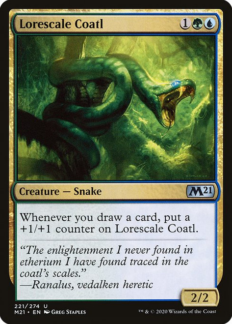 Lorescale Coatl (M21) (Foil) (#221)