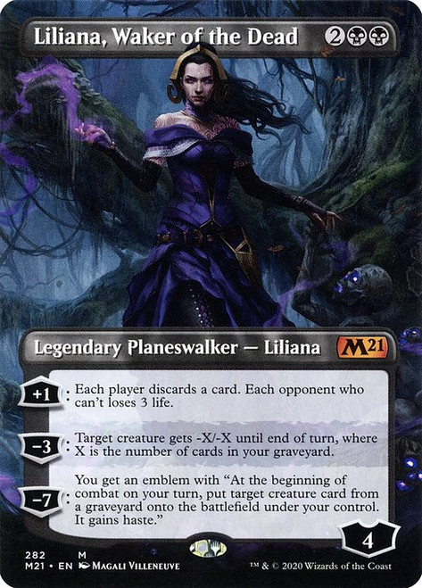 Liliana, Waker of the Dead (M21) (Foil) (Borderless) (#282)