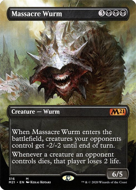 Massacre Wurm (M21) (Foil) (Borderless) (#316)