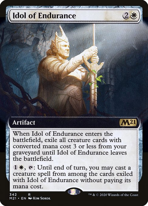 Idol of Endurance (M21) (Foil) (Extended Art) (#342)
