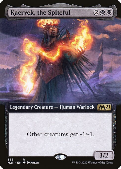 Kaervek, the Spiteful (M21) (Foil) (Extended Art) (#358)