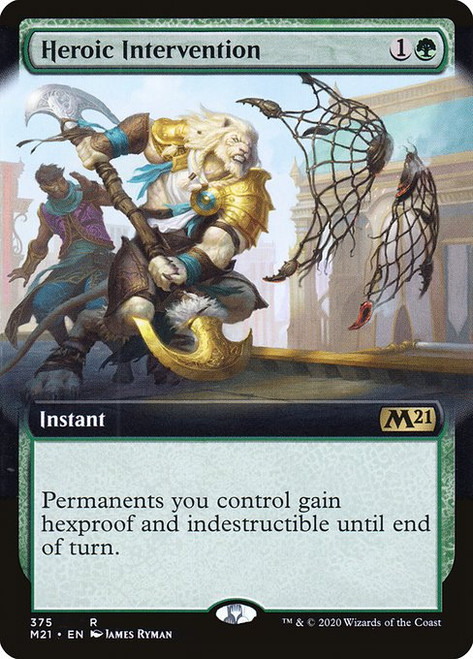 Heroic Intervention (M21) (Foil) (Extended Art) (#375)