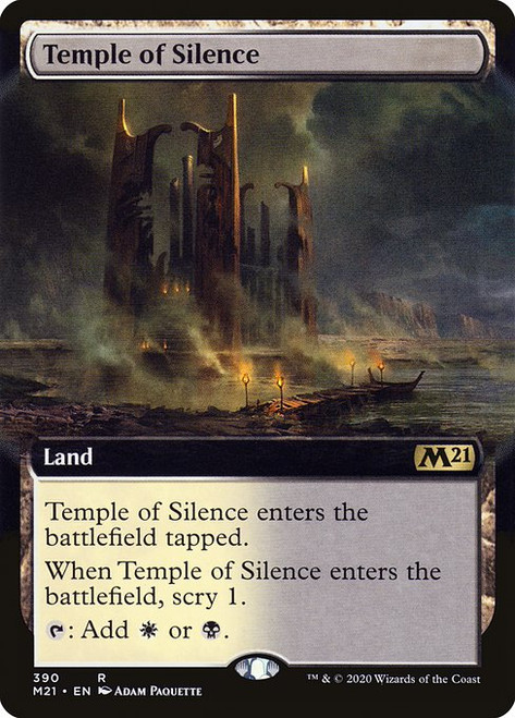Temple of Silence (M21) (Foil) (Extended Art) (#390)