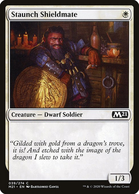 Staunch Shieldmate (M21) (Foil) (#39)