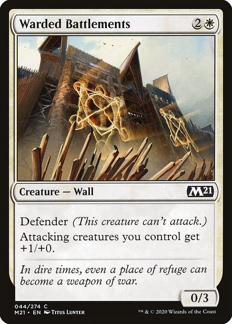 Warded Battlements (M21) (Foil) (#44)