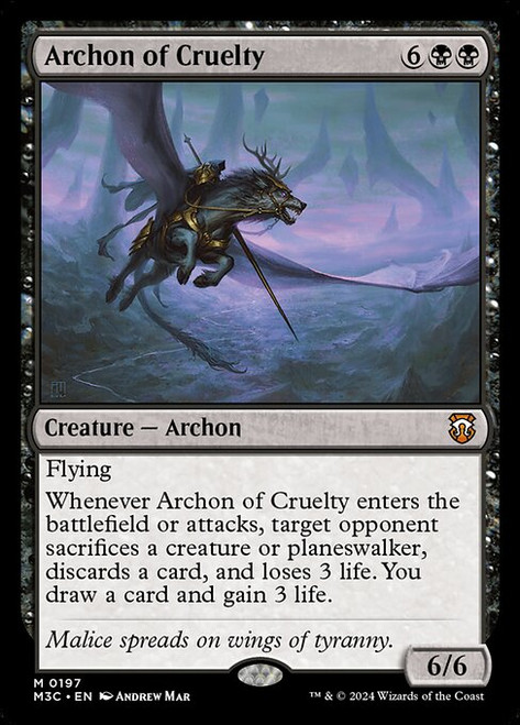 Archon of Cruelty (M3C) (Ripple Foil) (#197)