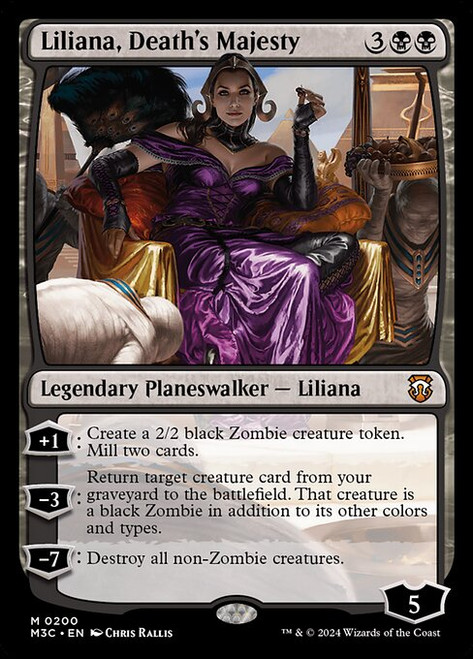 Liliana, Death's Majesty (M3C) (Ripple Foil) (#200)