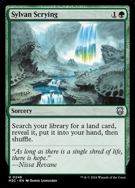 Sylvan Scrying (M3C) (Ripple Foil) (#248)