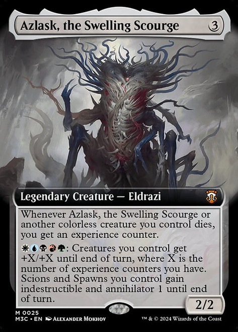 Azlask, the Swelling Scourge (M3C) (Foil) (Extended Art) (#25)