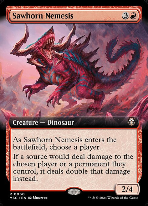 Sawhorn Nemesis (M3C) (Ripple Foil) (Extended Art) (#60)