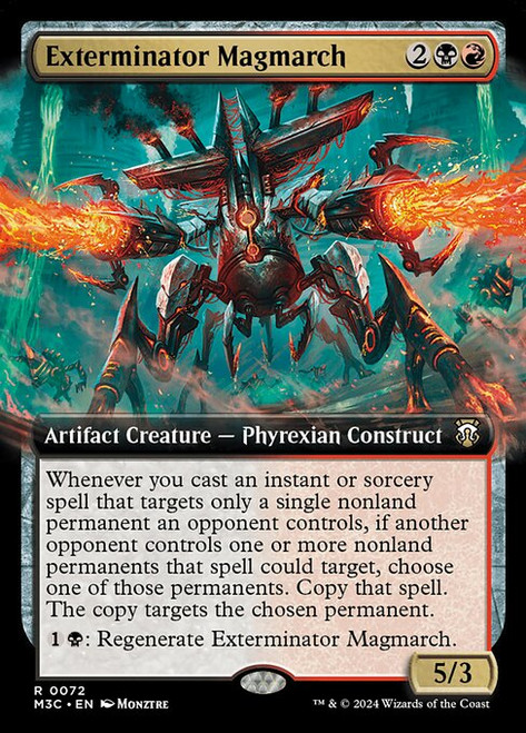 Exterminator Magmarch (M3C) (Ripple Foil) (Extended Art) (#72)
