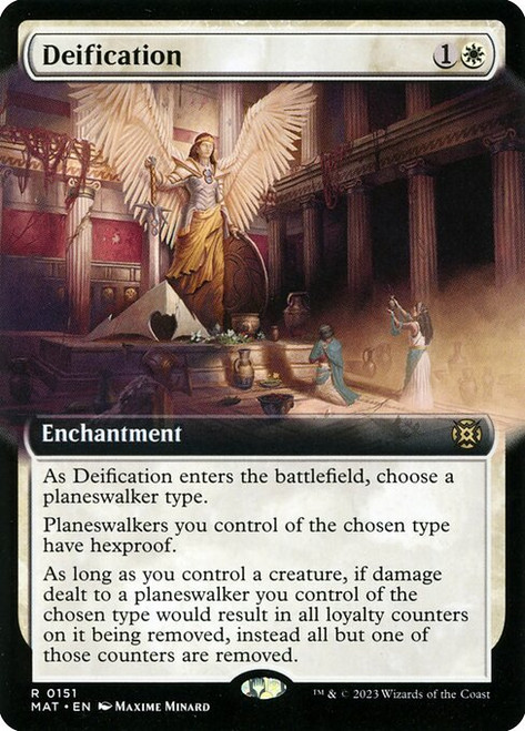 Deification (MAT) (Foil) (Extended Art) (#151)