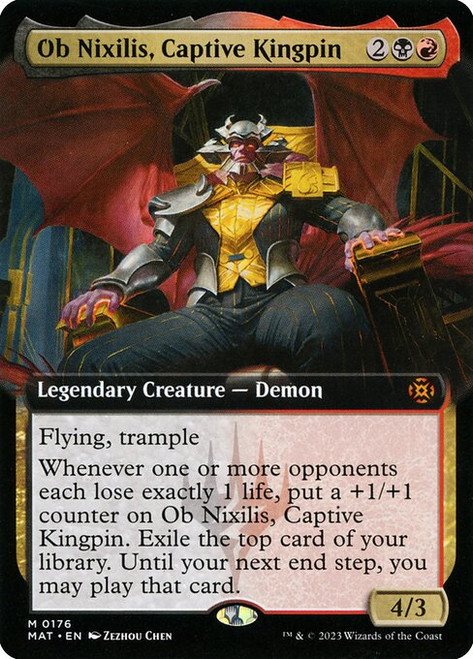 Ob Nixilis, Captive Kingpin (MAT) (Extended Art) (#176)