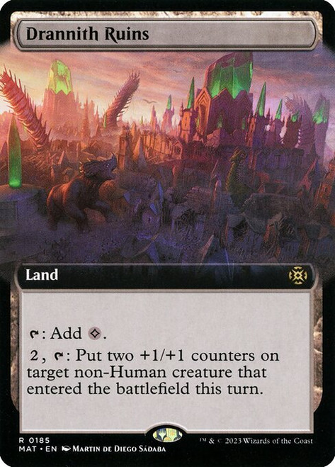 Drannith Ruins (MAT) (Foil) (Extended Art) (#185)