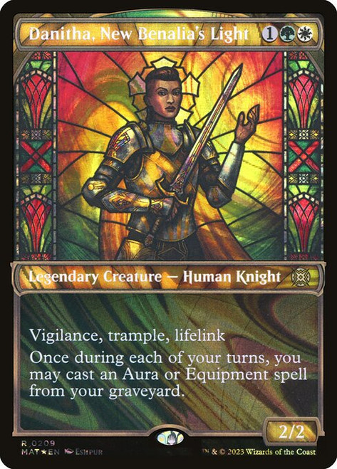 Danitha, New Benalia's Light (MAT) (HaloFoil) (Showcase) (#209)