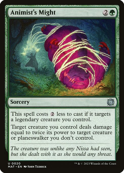 Animist's Might (MAT) (Foil) (#20)