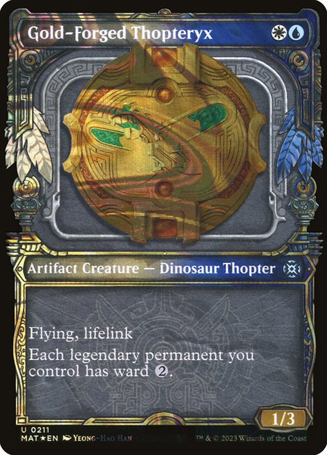 Gold-Forged Thopteryx (MAT) (HaloFoil) (Showcase) (#211)