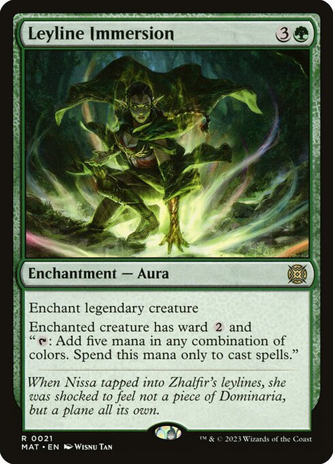 Leyline Immersion (MAT) (Foil) (#21)