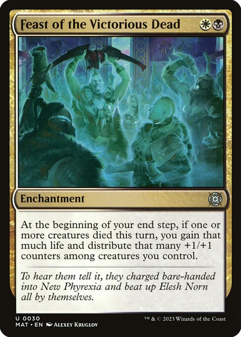 Feast of the Victorious Dead (MAT) (Foil) (#30)