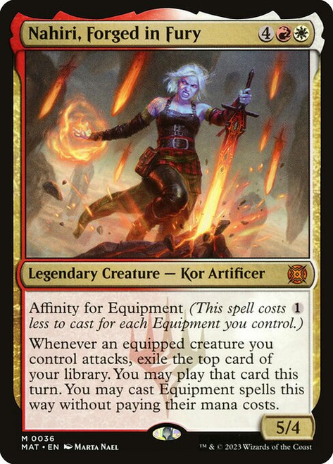 Nahiri, Forged in Fury (MAT) (#36)