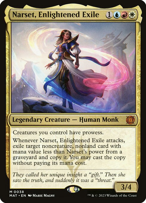 Narset, Enlightened Exile (MAT) (#38)