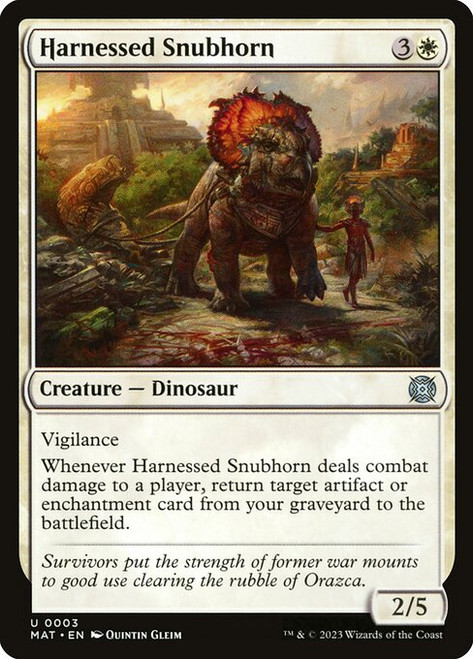 Harnessed Snubhorn (MAT) (#3)