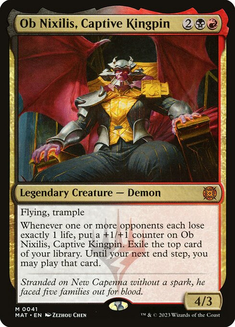 Ob Nixilis, Captive Kingpin (MAT) (Foil) (#41)