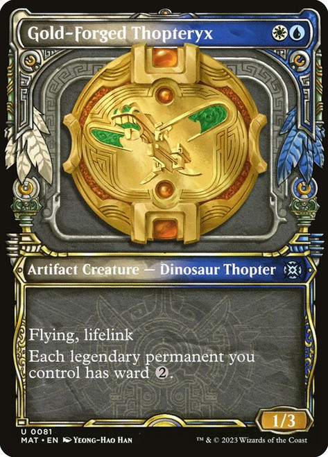 Gold-Forged Thopteryx (MAT) (Foil) (Showcase) (#81)